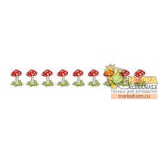 Декоративная клеевая лента "Мухоморы"