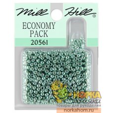Economy Ice Green Glass Beads 20561