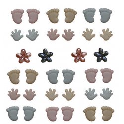 Пуговицы "Ten Tiny Toes" 