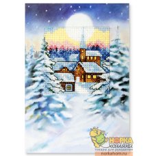 Открытка "Зимний вечер" 
