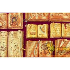 Декупажная карта "Книги"