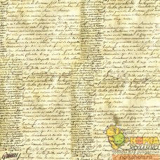 Рисовая салфетка для декупажа "Старые письма" 