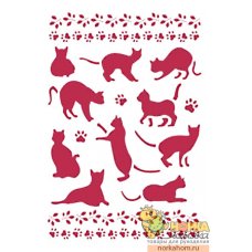 Трафарет "Кошки" 