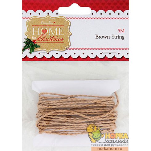 Шнур декоративный "Home For Christmas" Шнур декоративный "Home For Christmas"