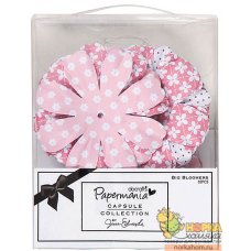 Декоративные элементы "Крупные цветы. Parkstone Pink"