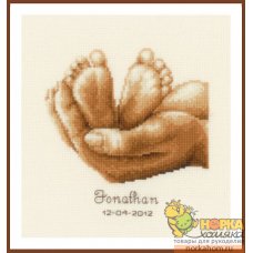 Tiny Feet Birth Sampler