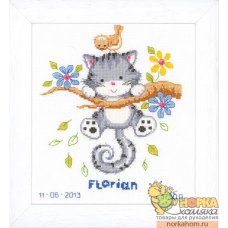 Игривый котенок