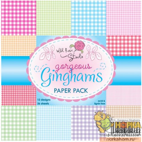 Бумага для открыток "Gorgeous Ginghams Papers" Бумага для открыток "Gorgeous Ginghams Papers"