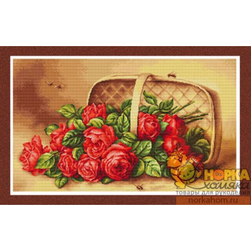 Розы в корзине Розы в корзине